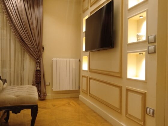 Components of a central heating system: